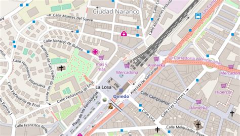 estacion oviedo tur|Oviedo Railway Station Map